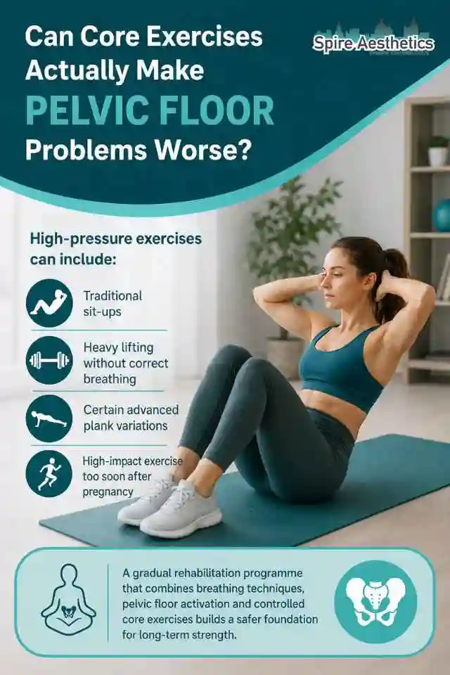 Can Strengthening Your Core Alone Actually Make Pelvic Floor Problems Worse Leicester?